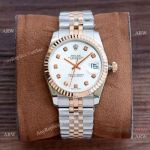 Swiss Copy Datejust Rolex Jubilee Rose Gold White Face 36mm Watches